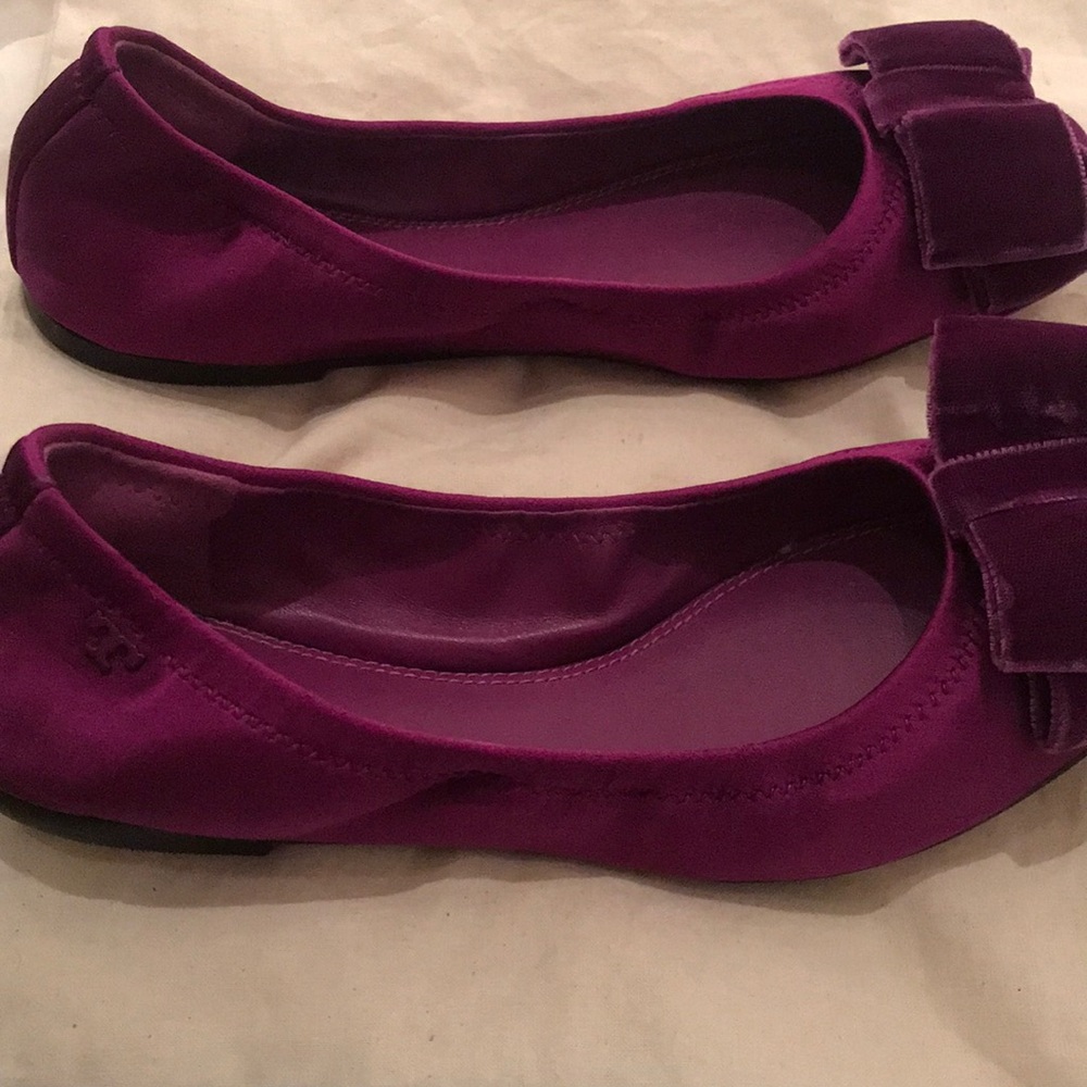 Jewel-toned Tory Burch Flats